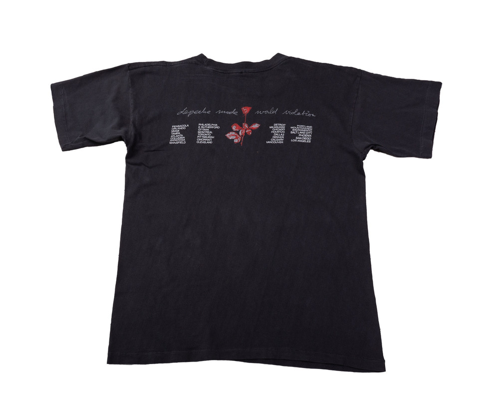 90s Depeche Mode Shirt Depeche Mode X World Violation Tour 1990 Shirt